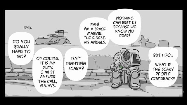 His Angels Pt 1 & 2 | A Warhammer 40K comic Dub смотреть онлайн