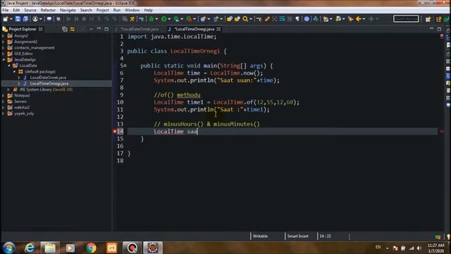 Java DATE API de Local Time Kullanımı Ders 2 смотреть онлайн