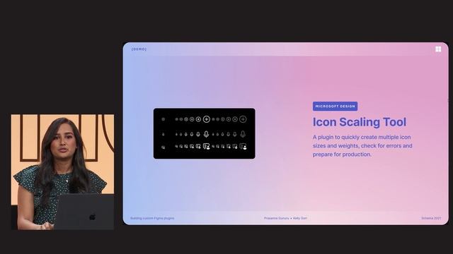Building custom Figma plugins to unlock new capabilities - Kelly Gorr, Prasanna Gunuru (Schema 2021 смотреть онлайн