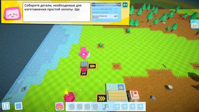 Autonauts Автонавты пиксельные приключения на Новой планете, учимся Основам и создаём первых Ботов смотреть онлайн