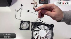 Инструкция по подключению вентиляторов GINZZU, категории: Master + Slave.