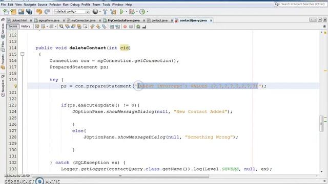 Java - Contact Management System Project In Java With MySQL Step By Step [with source code] Part 32 смотреть онлайн
