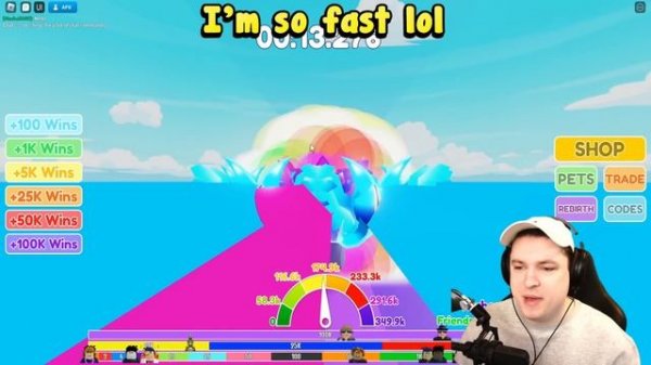 I FOUND 7 HIDDEN ADMIN CODES AND BECAME THE #1 BEST PLAYER IN ROBLOX RACE CLICKER