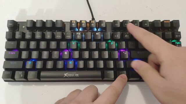 Xtrike Me GK-908 - All Lightning Effects, custom profiles and typing sound [RO] смотреть онлайн