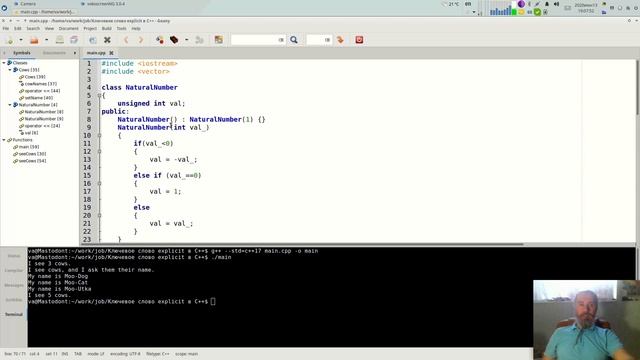 Ключевое слово explicit в C++ смотреть онлайн