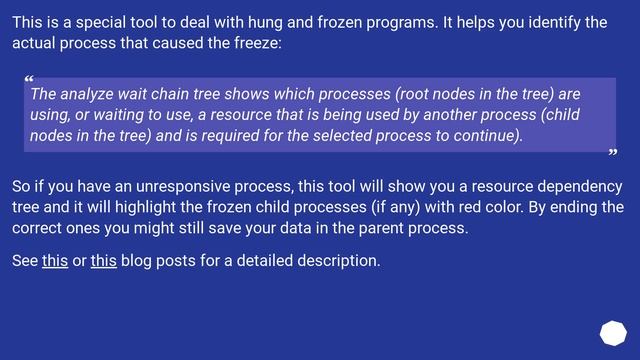 What is the "Analyze Wait Chain" in Task Manager? смотреть онлайн