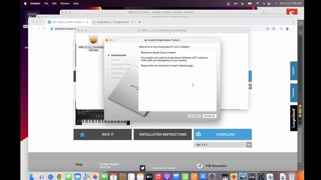 How to install VST Bass Guitar Ample Bass Lite in MacBook (M1) for your Ableton use? смотреть онлайн