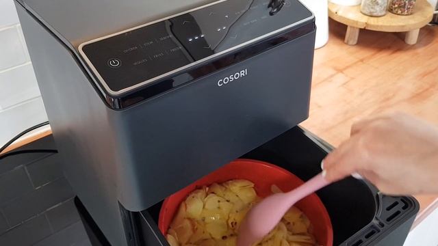 Испанска тортия (испански омлет с картофи) в air fryer Cosori dual blaze смотреть онлайн