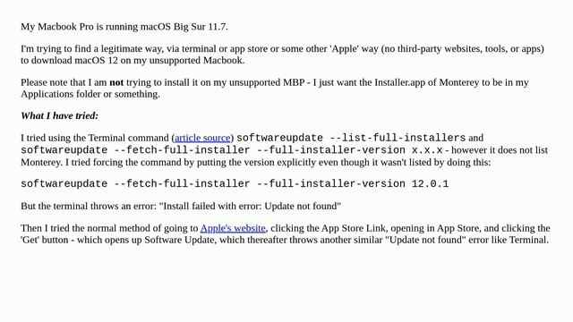 How do I download macOS Monterey on unsupported Mac? смотреть онлайн