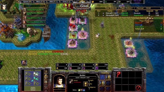 Warcraft 3: Reforged HO: G-TD v13.1E | Normal Run EP 10 | MEDIVH DEATH KNIGHT MOUNTAIN KING | Hinok смотреть онлайн
