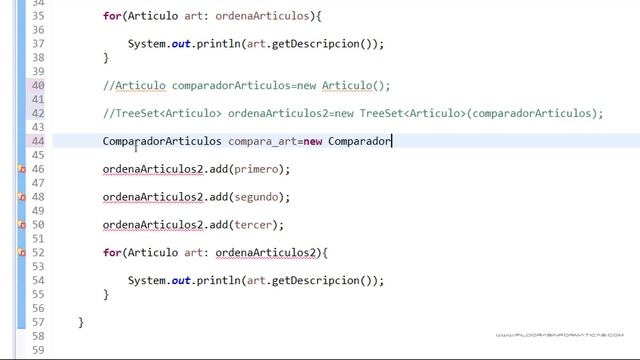 Curso Java. Colecciones X TreeSet III. Vídeo 188 смотреть онлайн