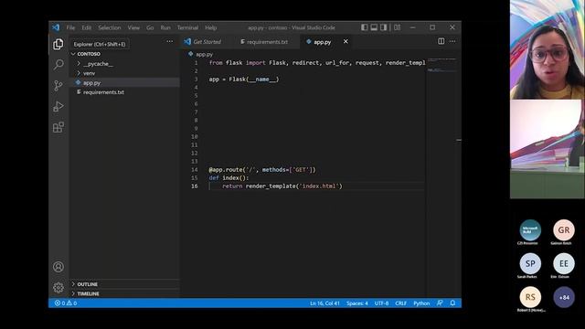 Build an AI web app by using Python and Flask | GBCTS02 смотреть онлайн