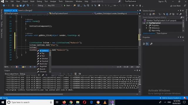 ListView C# | How To Use Listview Control In C# | C# Listview | List View In C#