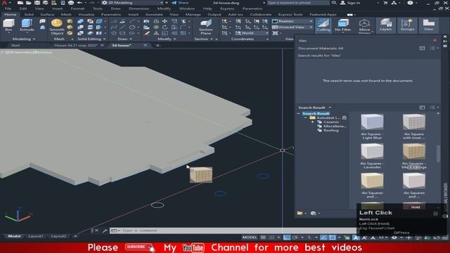 2D Plan convert to 3d | 3d House making | Part 15 | AutoCAD 2022 Course | Engineer Tauseef Ullah смотреть онлайн