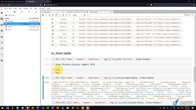 สอน pandas: แปลง DataFrame เป็น HTML, Markdown และ Excel (DataFrame to HTML, Markdown, Excel table) смотреть онлайн