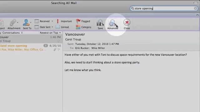 Lesson 5 - Use an Outlook Smart Folder to save a search смотреть онлайн