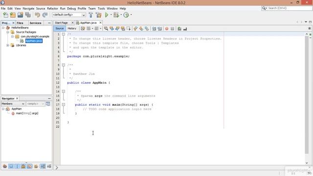 Java Tutorials 1- 17 Creating a Simple App Creating and Running a NetBeans Project смотреть онлайн