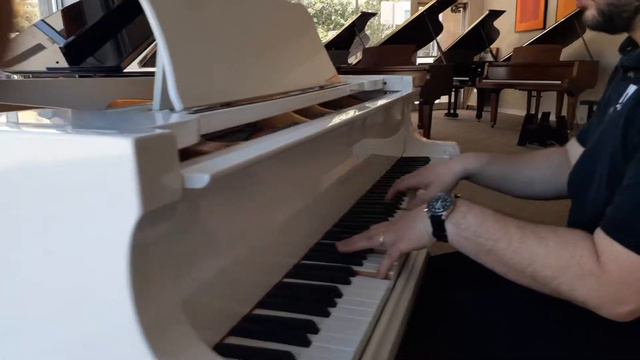 Young Chang White GP150 Baby Grand Piano - Serial G097878 - Call for info 844-251-1922 смотреть онлайн