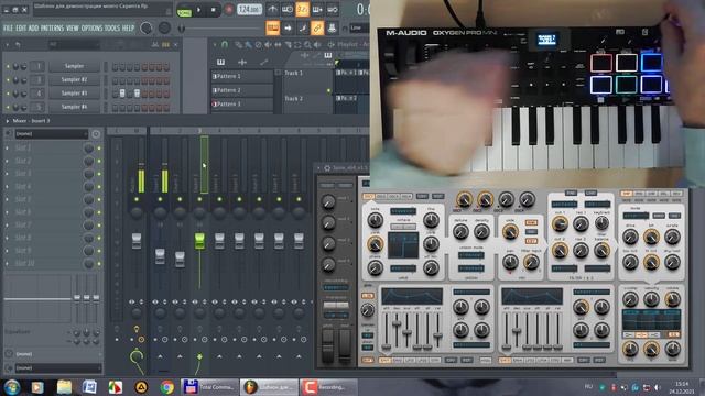 Скрипт M Audio Oxygen pro mini Script FL Studio смотреть онлайн