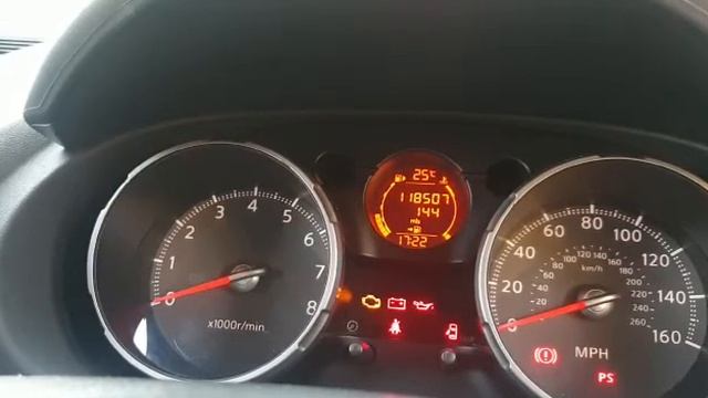 Nissan qashqai 2008.Kasowanie CHECK ENGINE. Bez odlaczania akumulatora . смотреть онлайн