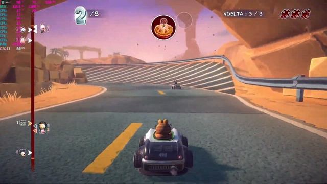 Garfield Kart Furious Racing AMD HD 7850 r7 370 r7 265 2gb FX 8320 / 8350 MSI Afterburner GAMEPLAY смотреть онлайн