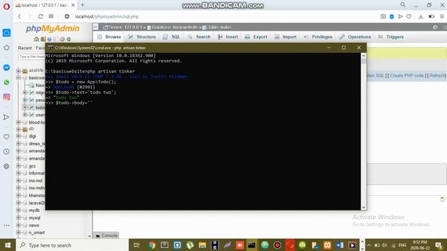 Laravel Tinker | How to use Laravel Tinker for adding data in database migrated table/2020 смотреть онлайн