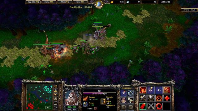 Warcraft III Reforged | Dota Ember Spirit (Xin) Gameplay | WC3 Reforged Hard Game 4V4 SINGLE DRAFT смотреть онлайн