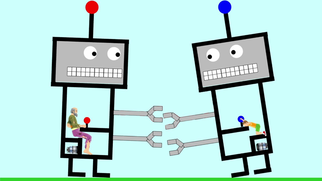 ХЭППИ РОБОТЫ! ► Happy Wheels #334 Хэппи Вилс