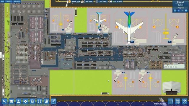 SimAirport прохождение - Один день из жизни аэропорта. 40 рейсов! #15 смотреть онлайн