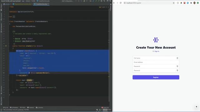 How to add User Registration feature to Laravel Fortify SPA смотреть онлайн