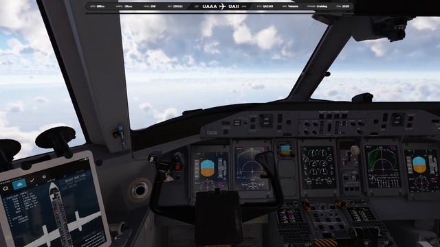 X-Plane 12 | Q4XP Dash-8 Q400 | UAAA-UAII | Ultra Graphics смотреть онлайн