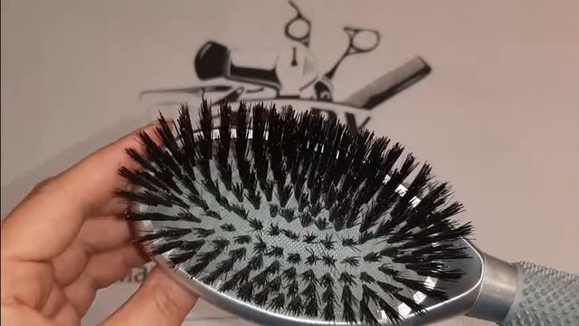 Щетка массажная для волос PROFI line овальная щетина смотреть онлайн