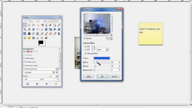 How to Kamehameha using GIMP 2.6 смотреть онлайн