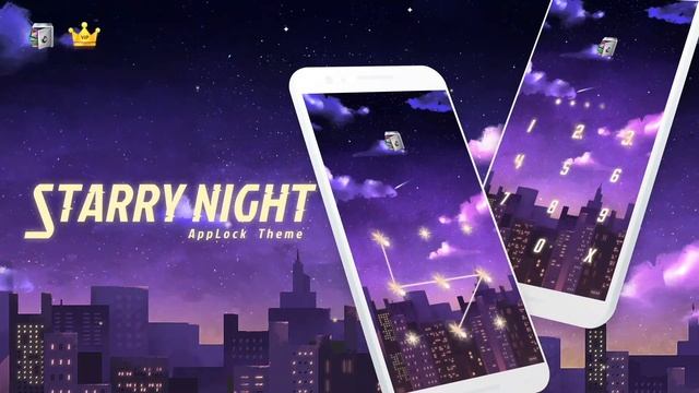 AppLock Live & Paid Theme Starry Night смотреть онлайн