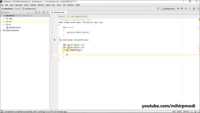 #150 Kotlin Tutorial | Data class смотреть онлайн