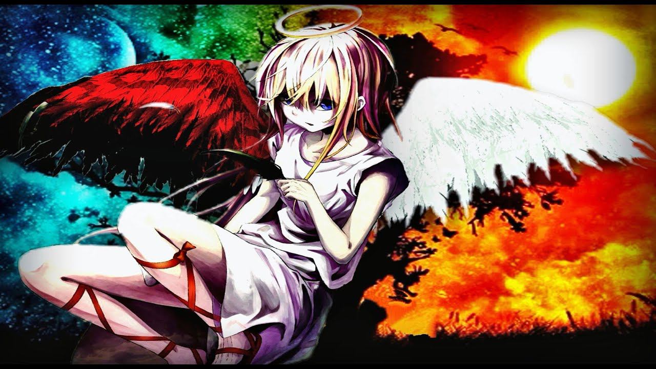 Аниме клип - Я безумный ангел Я одинокий бес! (AMV) смотреть онлайн