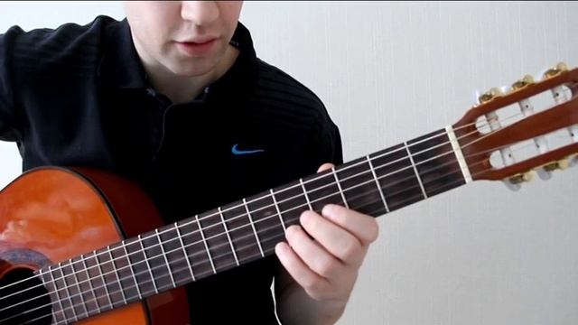 Видео урок на гитаре The Beatles Blackbird, видео разбор песни, как играть смотреть онлайн