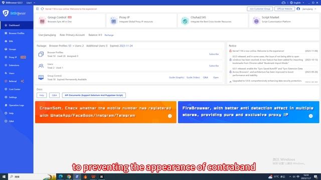 Anti-correlation multi-account login BitBrowser, with group control, RPA, Get 10 profiles for free смотреть онлайн