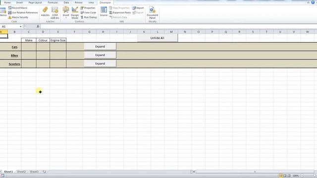 Unhide all Excel Macro Tutorial смотреть онлайн
