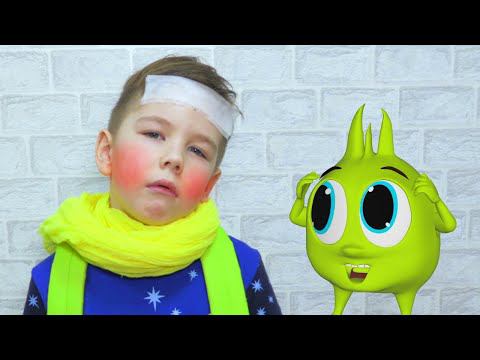 Рома ПРИТВОРЯЕТСЯ Что Заболел! Папа и Мама Лечат Рому! Что ПРИДУМАЛ Хелпик? смотреть онлайн