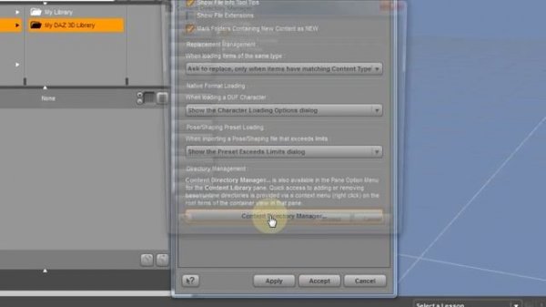 Daz Studio, урок 01 - презентация, конфигурация