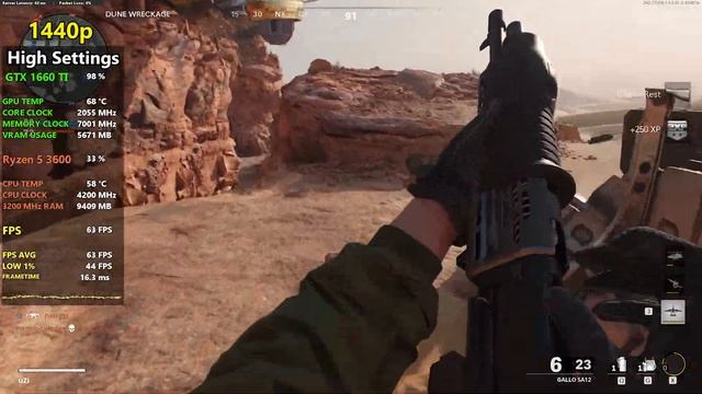 Call of Duty Black Ops: Cold War | GTX 1660 Ti + Ryzen 5 3600 | 1080p, 1440p & 4K смотреть онлайн