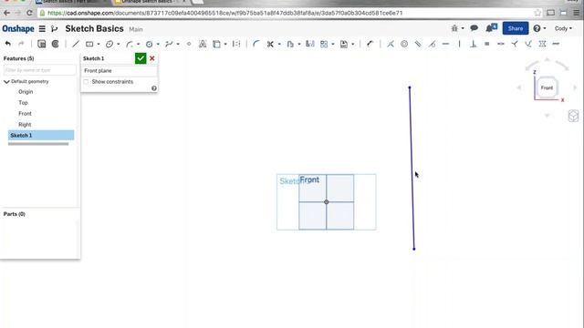 Onshape Sketch Basics | Webinar (February 4th, 2016) смотреть онлайн