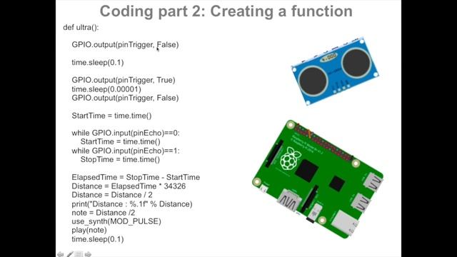 Robot Orchestra Pi Video 2 Ultrasonic Theremin смотреть онлайн
