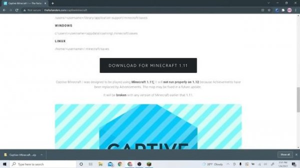 How to download Captive Minecraft in 2022