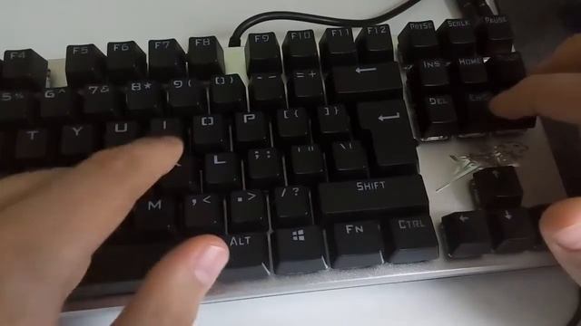 ИГРОВАЯ КИТАЙСКАЯ МЕХАНИЧЕСКАЯ КЛАВИАТУРА С ПОДСВЕТКОЙ С AliExpress. смотреть онлайн