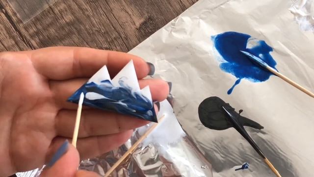 Epoxy resin pin jewelry mountains. Tutorial. Hand made DIY brooch Брошь из эпоксидной смолы. смотреть онлайн