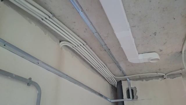 простой короб из гипсокартона для кухни. Gypsum board install. смотреть онлайн