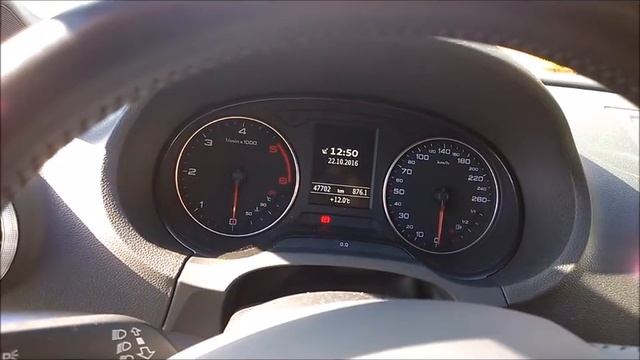 Audi A3 Saloon, MY2014 - activation of rear LED lights as DRL - vključitev zadnjih dnevnih LED luči смотреть онлайн