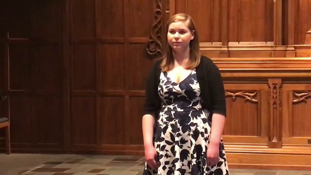Laura O'Neill singing "Frühlingsglaube" by Franz Schubert смотреть онлайн